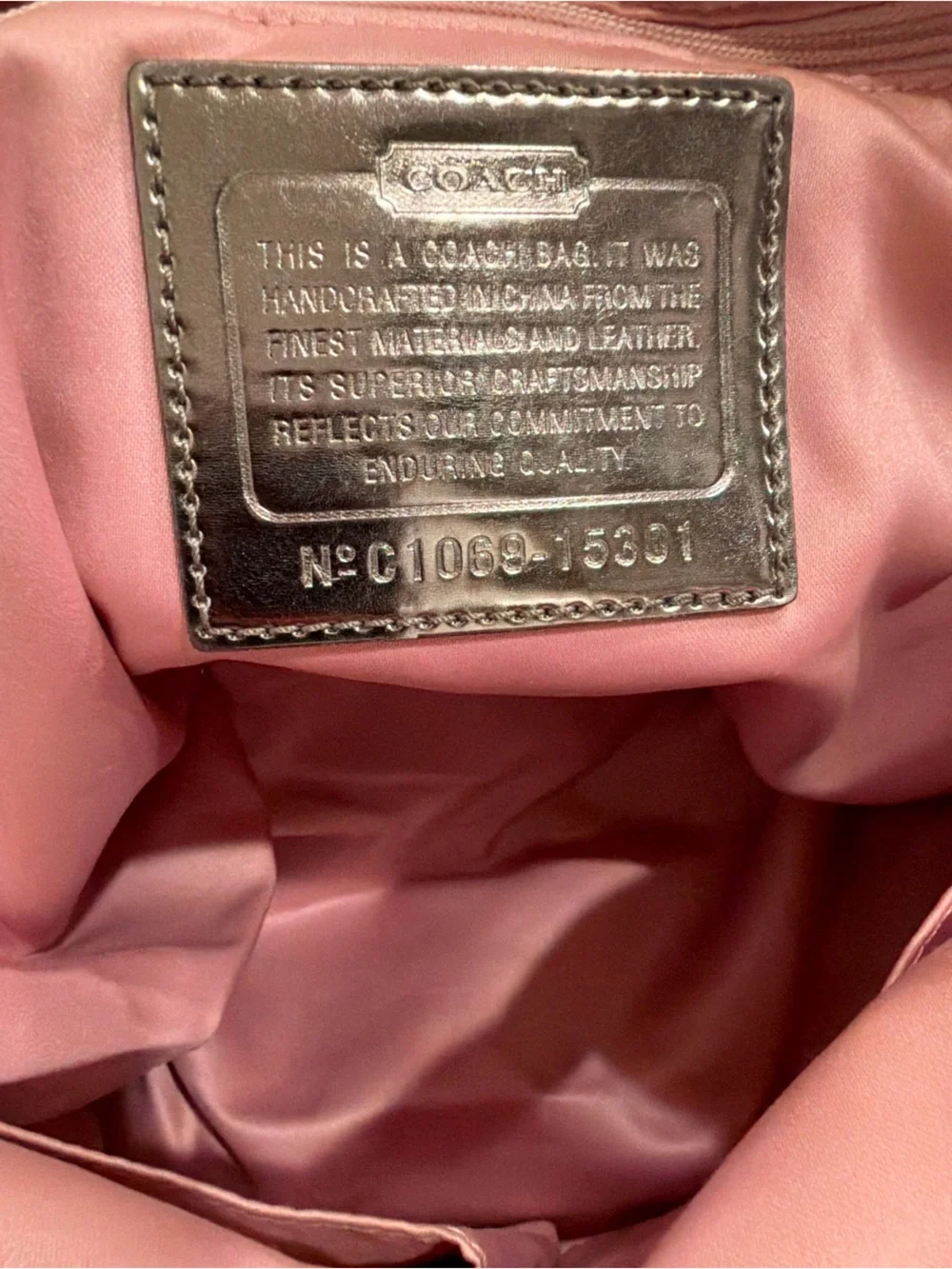 Coach vintage magenta